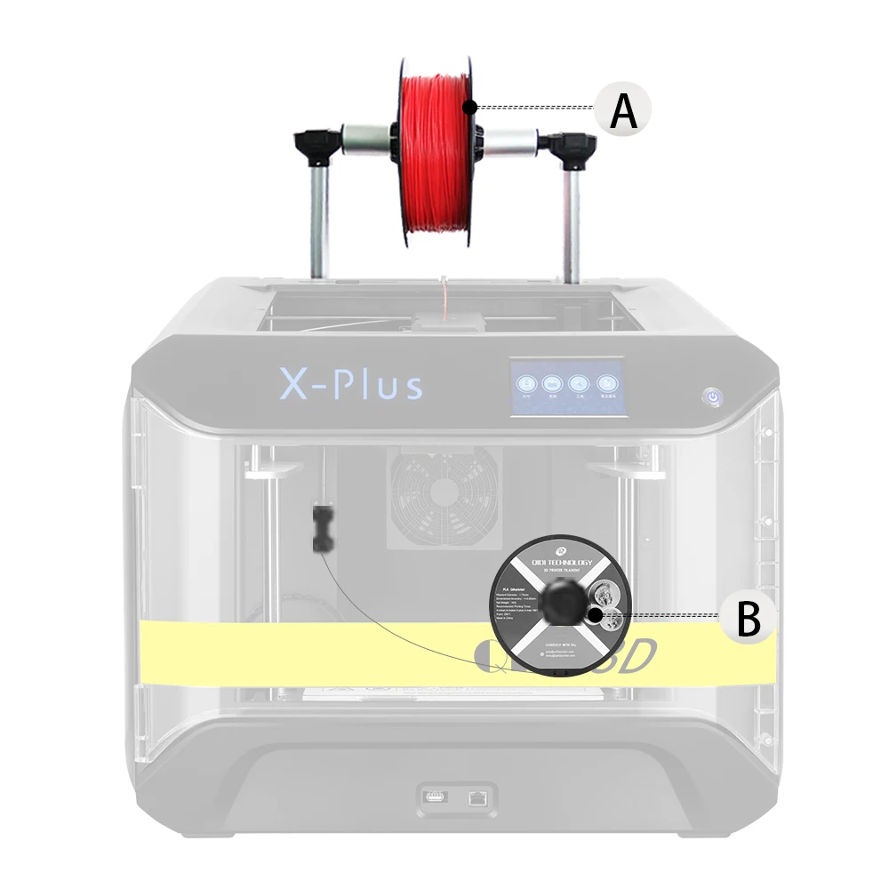 QIDI TECH 3D-Printer X-Plus Størrelse FDM Impresora 3d Diy Kit Modulære Design Printer 3d filament3D Printeren Plast 4