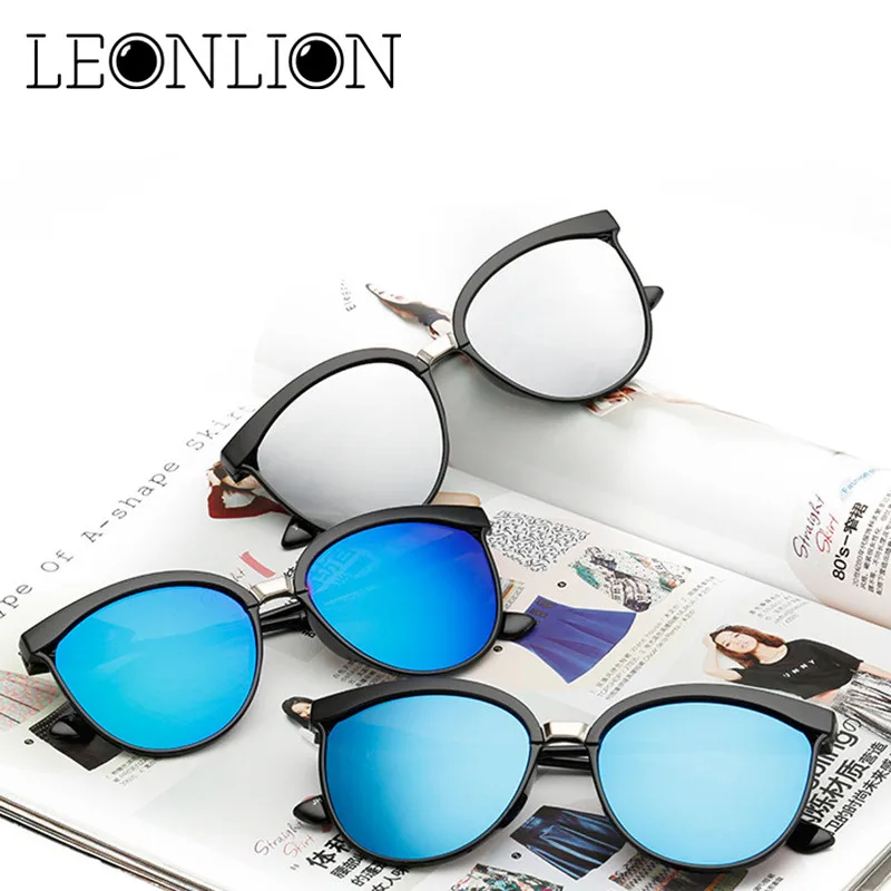 LeonLion 2021 Brand Designer Cat Eye Solbriller Kvinder Luksus Plast Sol Briller Klassiske Retro Udendørs Gafas De Sol Mujer UV400 4