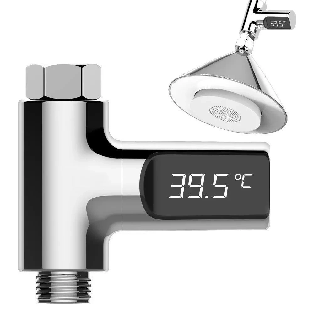 LED-Display Hjem Vand Bruser Termometer Temperture Meter Overvåge Køkken, Badeværelse Smart Home Baby Pleje 4