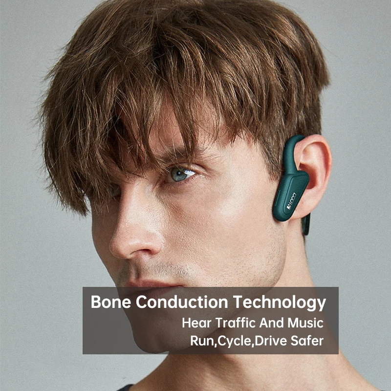 Arikasen Bone Conduction Trådløse Bluetooth Hovedtelefoner Åbne øret Stereo Headset Sport Hovedtelefoner Sweatproof øretelefon Til at Køre 4