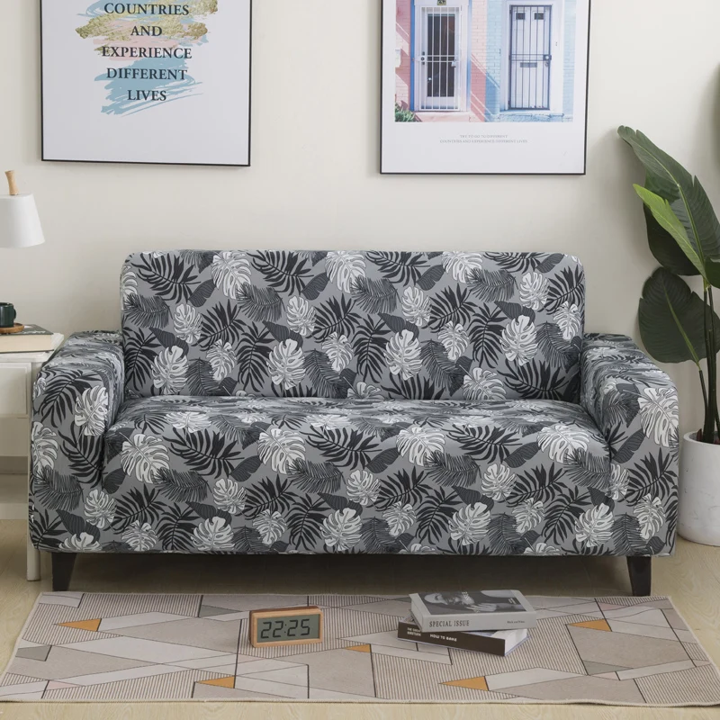 Nyeste blød, komfortabel sofa overtræk til sofaen dække elastisk sofa slipcovers 1/2/3/4 plads hjørnesofa dække 4