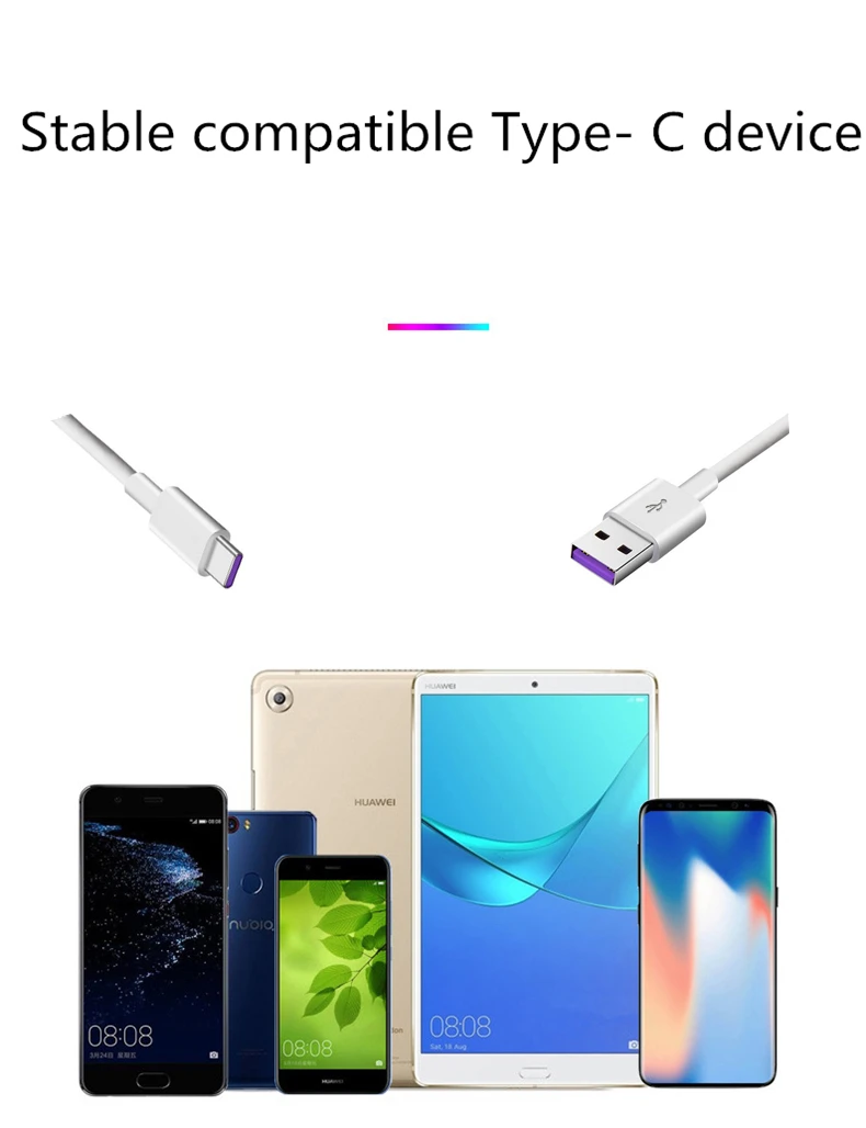 USB Type C Kabel Til Alldocube Cube X1 T801, KNote, Magt M3, Friere X9, i7 i9 CUBOT Cheetah 2 Data Sync Oplader Oplader Ledning 4