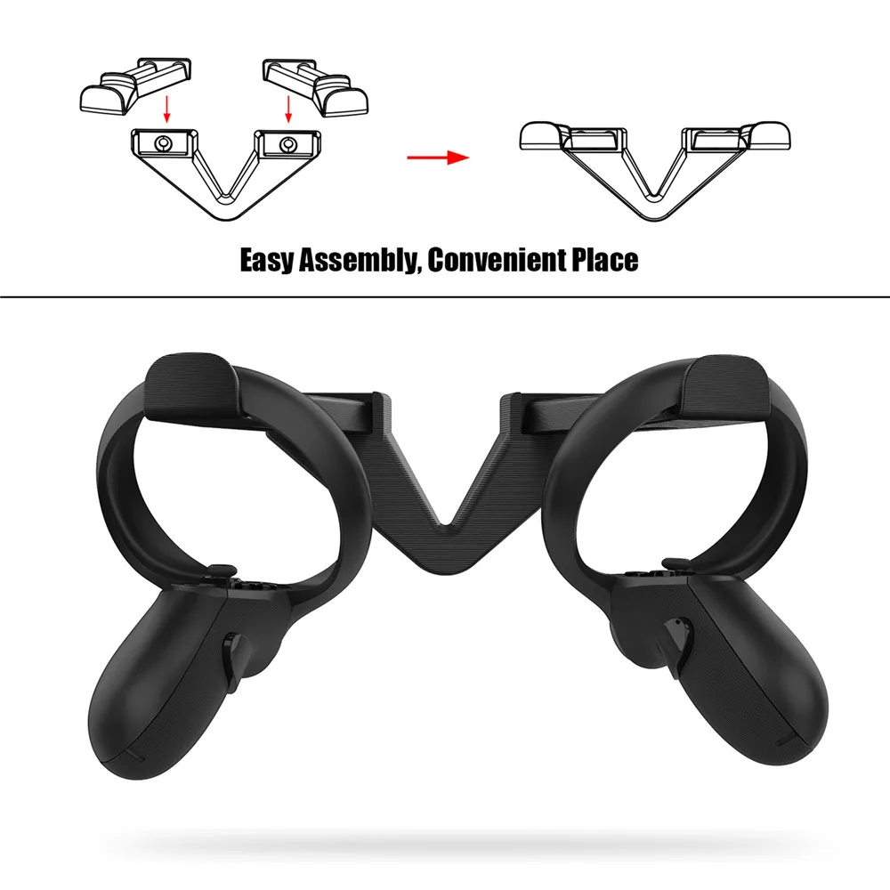 Wall Mount Holder til Opbevaring Beslag til Oculus Rift S VR Headset Touch Controllere Kabel-Tilbehør Kit Væggen Krog Stå 4