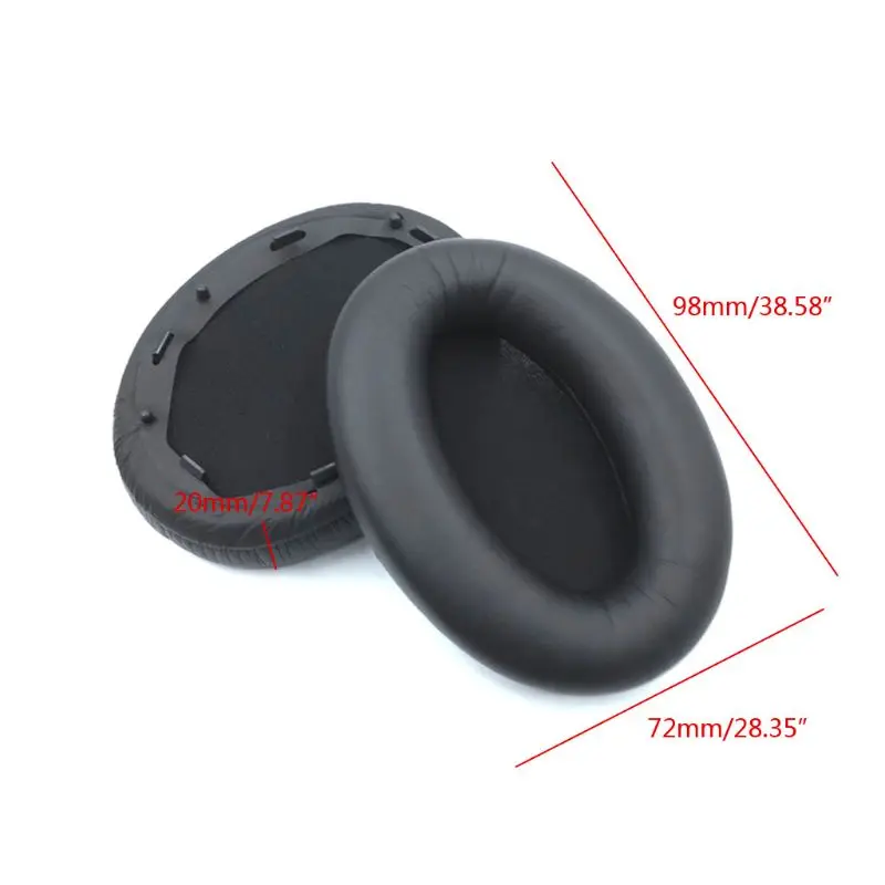 1Pair Hovedtelefon Puder Udskiftning Øre Pads Pude Til WH-1000XM3 Trådløse Bluetooth Hovedtelefoner Headset 4