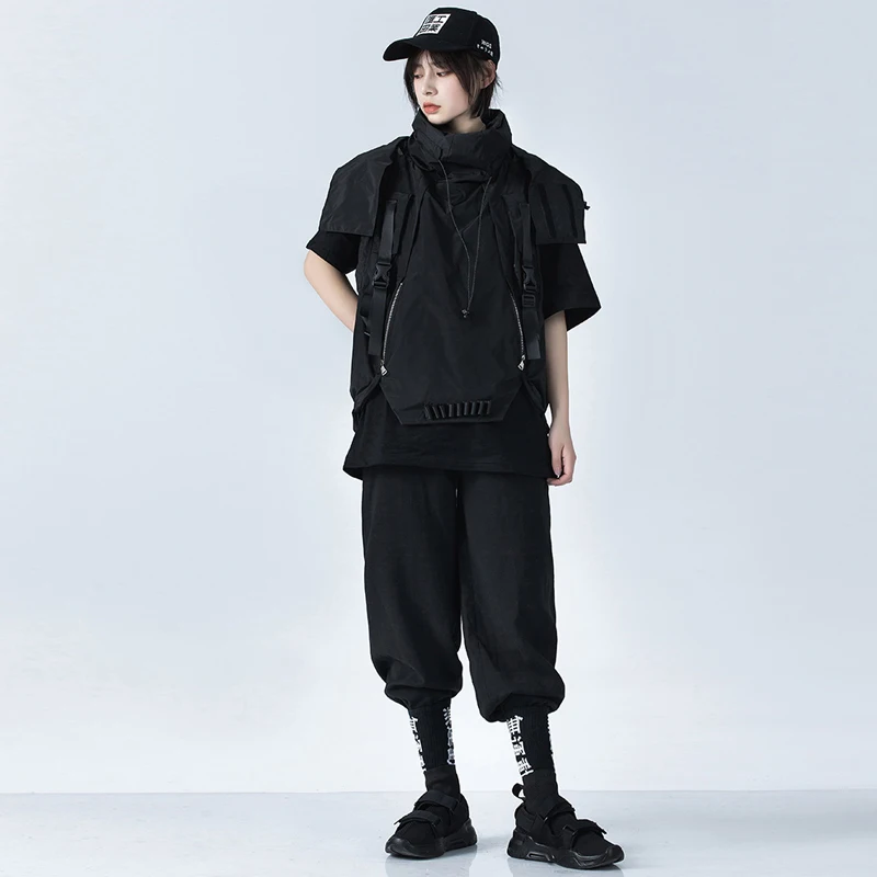 Michalkova trending produkter 2020 taktisk værktøj vest streetwear mænd tøj, sort jakke, hættetrøjer løs og behagelig 4
