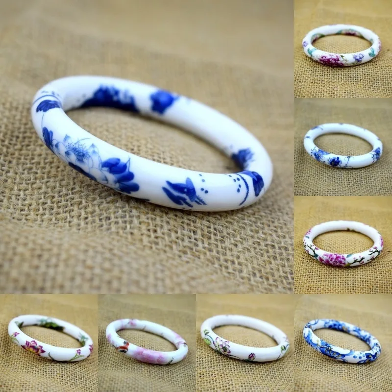 Keramiske pastel håndlavet wristlet fashion armbånd etnisk stil gave, kunsthåndværk, smykker, accessories til kvinder, charms til armbånd 4