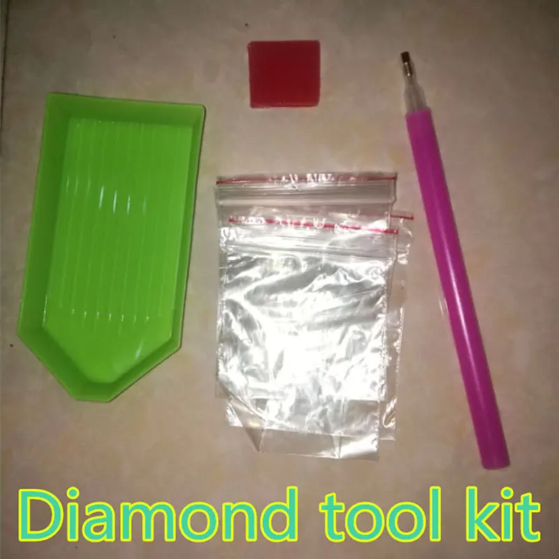 Fuld Runde Bor 5D DIY Diamant Maleri 
