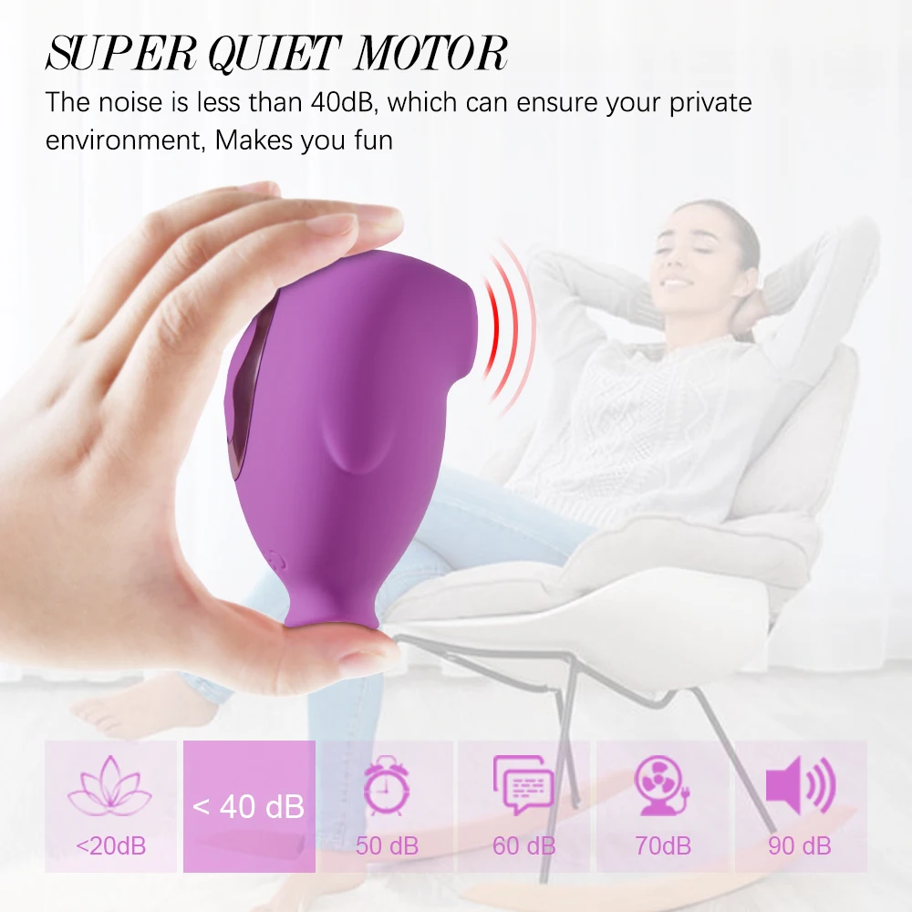Vagina Sugende Vibrator Sex Legetøj til Kvinder G-punktet, Klitoris Stimulator Sucker Tungen Slikke Sugende Vibratorer Erotisk Legetøj Sort 4