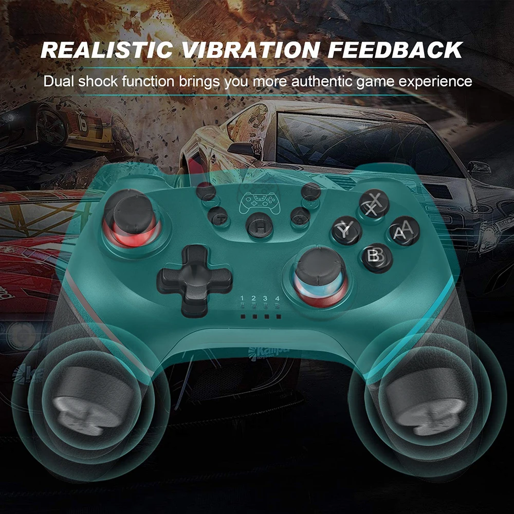 [2020 Opgraderet Version] Bluetooth-Pro Gamepad For N-Switch NS-Skifte NS Skifte Konsol Wireless Gamepad USB-Joystick Controller 4