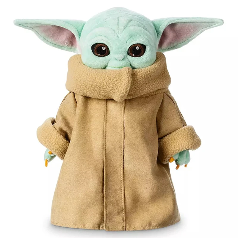 25cm Disney Star Wars Baby Yoda Plys Legetøj PÅ LAGER Den Kraft, der Vækker Bløde Bløde Udstoppede Dukker, Bamser Jul for børn Børn 4
