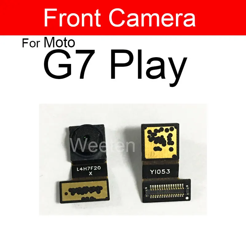 Bageste Kamera Til Motorola Moto G7 Spille Plus Power Front Vender Kamera Modul Flex-Bånd Kabel Udskiftning Af Reservedele 4
