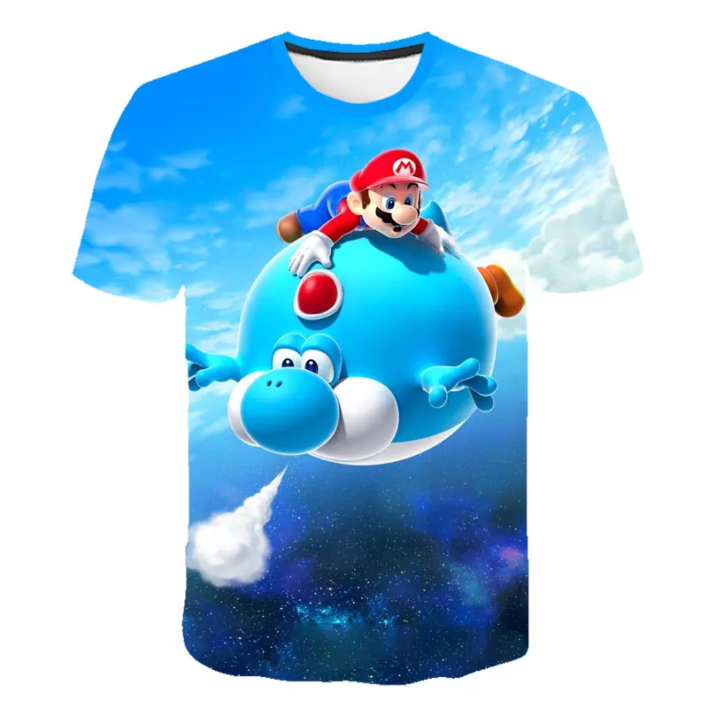 Drenge Mario T-shirt SuperMario Udskrive Tøj Piger 3D-Sjove T-shirts Kostume Børn 2020 sommer Tøj Kids Tee Baby t-shirts 4