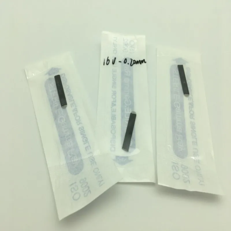 Sort 0.20 mm Flex 16 u Tebori Microblading nåle Permanent Makeup Tatovering Nål 16 Flex U-Form Klinger til Øjenbryn Manuel Pen 4