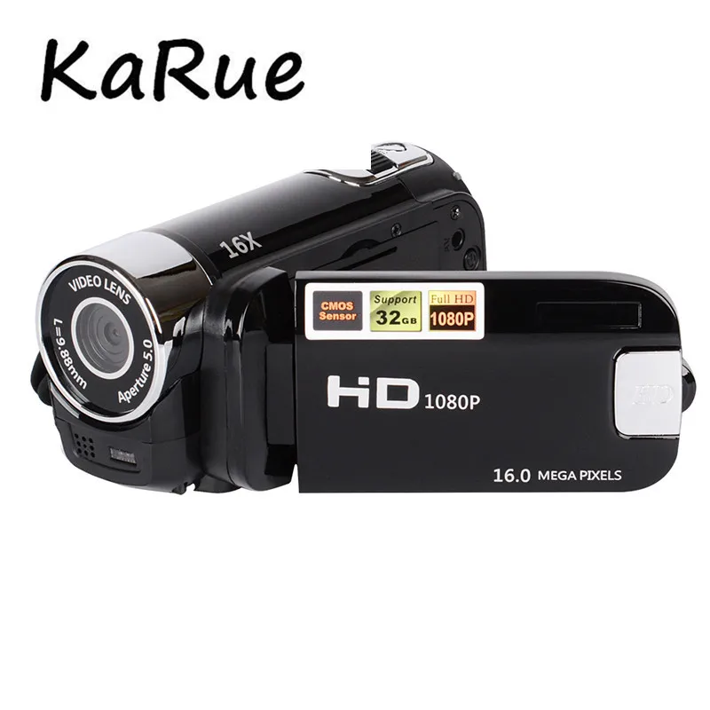 KaRue 2018 Nye 2,7 tommer 1080P HD Digital Kamera DVR Videokamera TFT LCD-16X Digital Zoom 16MP CMOS-Digital Video Kamera 4