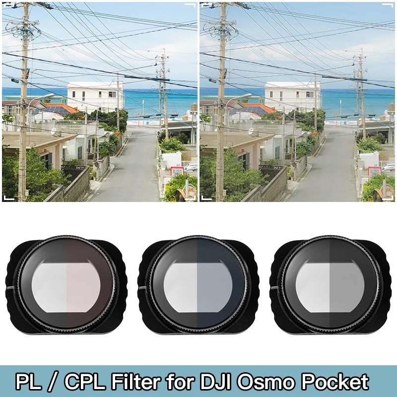 Nye CPL/PL Kamera Linse Filter Cirkulær Polarisator/Polariserende Filter Optisk Glas Tilbehør Sort Gimbal Til DJI OSMO LOMME 4