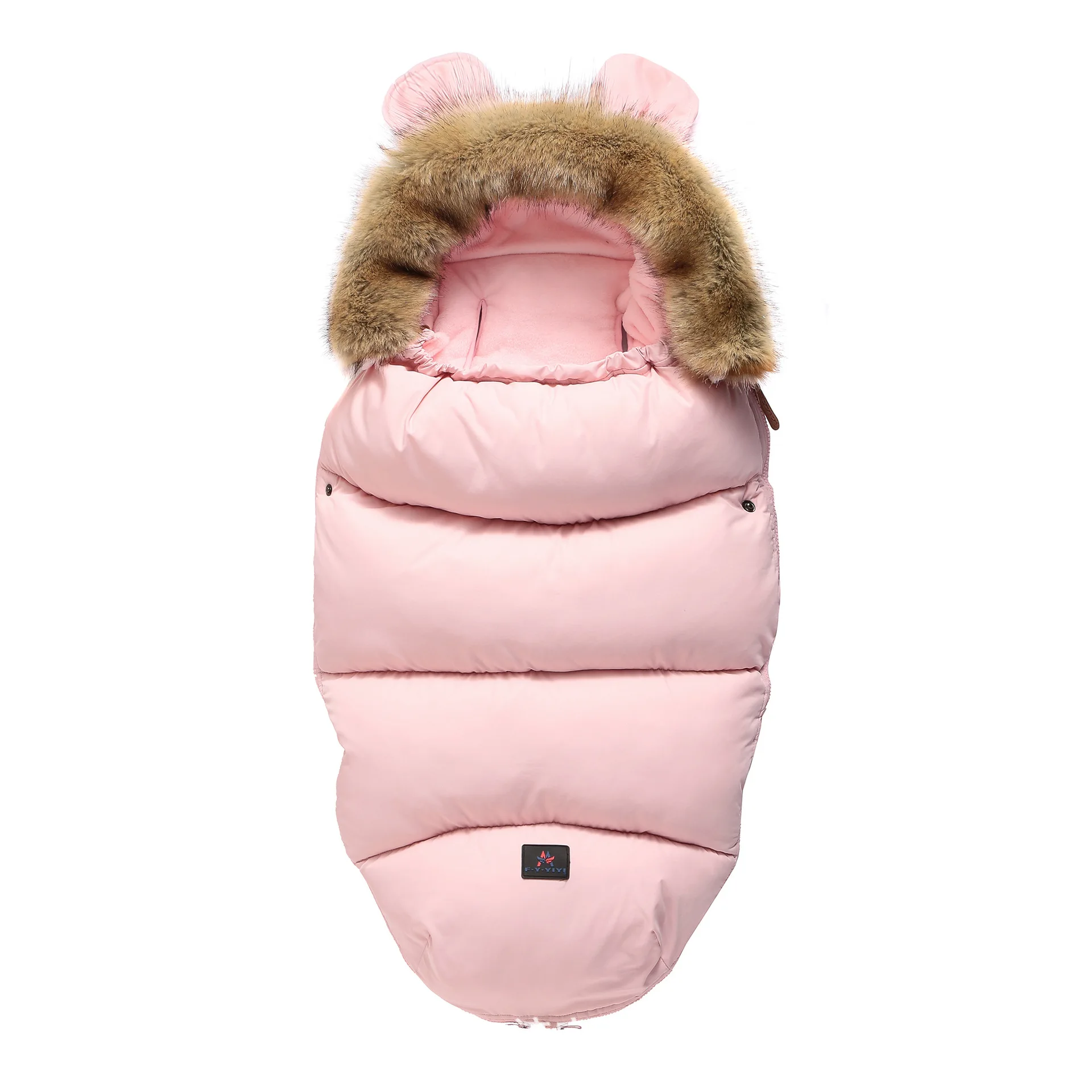 2019 Nye Faux Fur Baby Klapvogn Sovepose med Dobbelt Anvendelse, Baby Efterår/vinter Udendørs Tæppe, Varm, Baby Produkter, Anti-kick 4