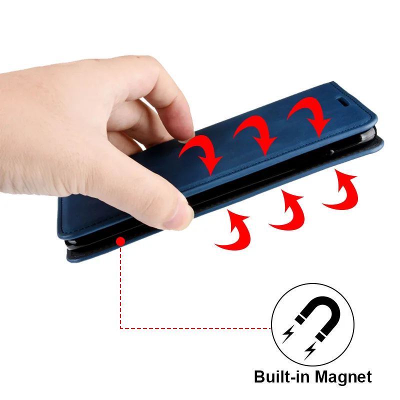Flip Wallet Læder Phone Case For Samsung Galaxy A50 A01 A21 A10, A20 A30 A40 A20s A30s A50s M30s Magnetiske Kort slot Tilfælde Stå 4