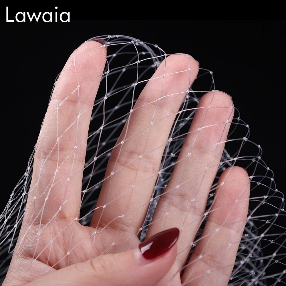 Lawaia Monofil Nylon Fiskeri Net Aluminium Ring Style Hånd Smide Fisk Net med Jern Vedhæng USA/RU Lager 4