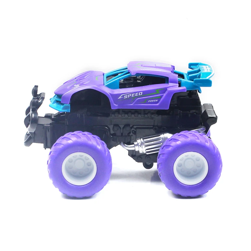 Inerti 4WD Bilen Trække sig Tilbage Stunt Bil Anti-Brudsikkert Toy Bil For børne-Fødselsdagsgave 2-6 år 4