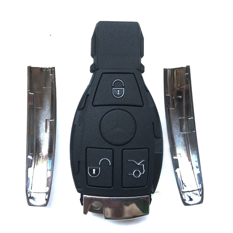 Smart key shell Fob For Mercedes W211 W222 W204 W210 W203 W221 For Benz A B C E S Klasse 3 Knapper Fjernbetjening Nøgle Case Cover 4