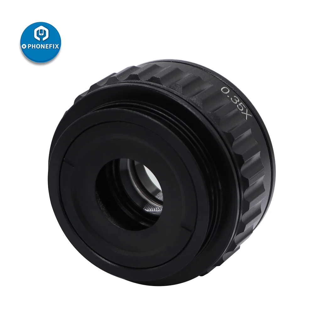 CTV 0.35 X/0,5 X C-Mount Linse Adapter Fokus indstilles Kameraet C-mount-Adapter for Nye Stil Trinokulartubus Stereo-Mikroskop Sæt 4