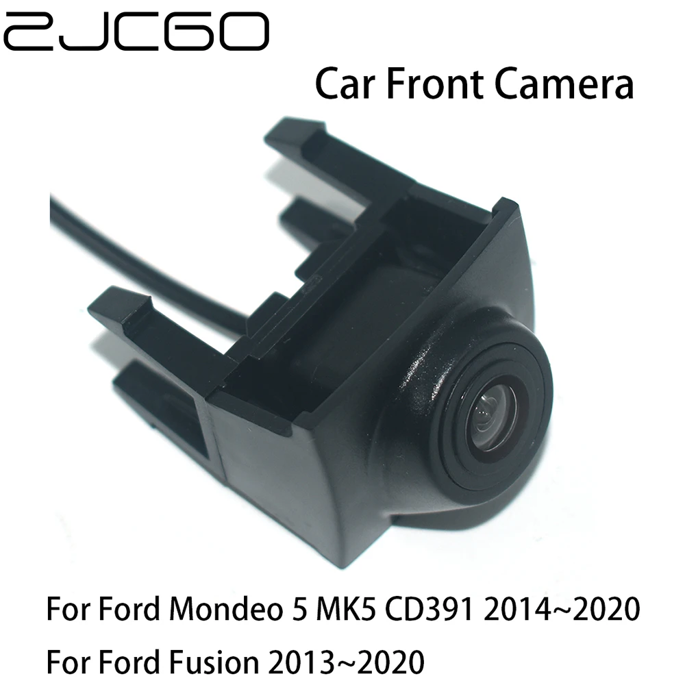 ZJCGO CCD HD Bil forfra Parkering LOGO Kamera Vandtæt Night Vision Positivt Image for Ford Fusion Mondeo 5 MK5 CD391 4