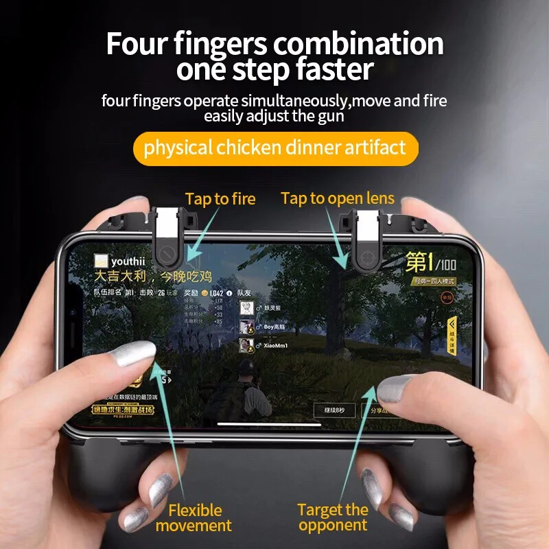 F1 PUBG Controller Spil Joystick, Gamepad Ventilator L1 R1 Udløse Shooting Gratis Brand Gamepad Til iPhone og Android Mobiltelefon 4