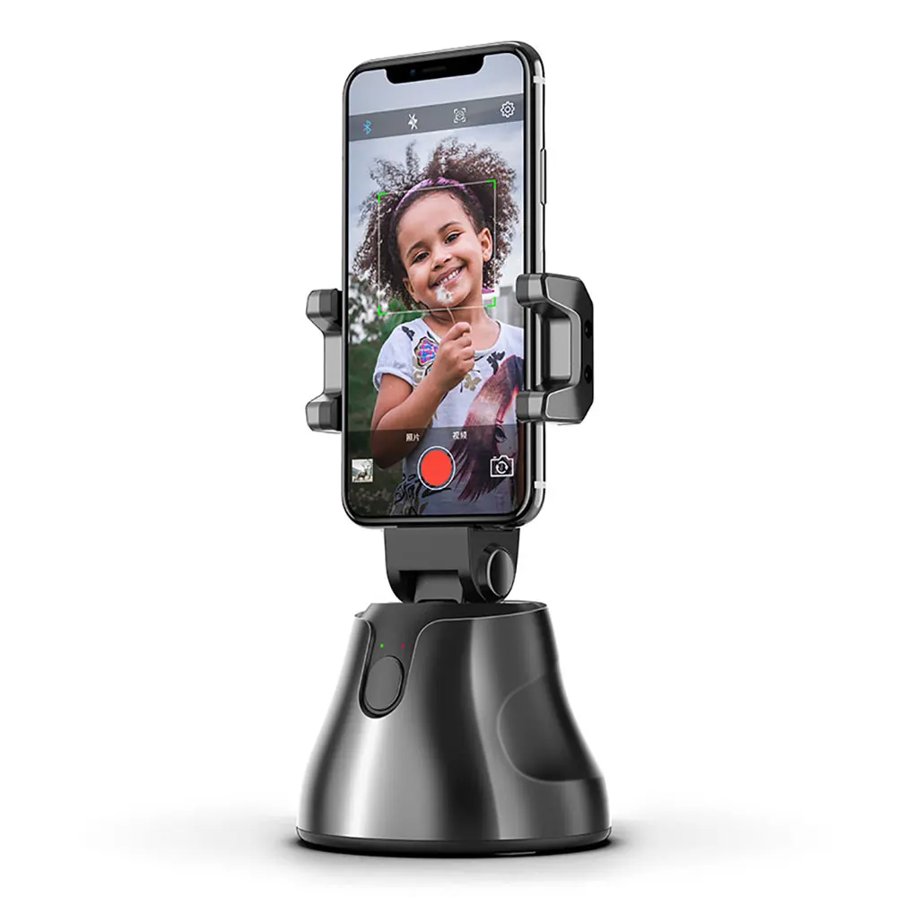 Apai Genie Smartphone Selfie Skydning Gimbal 360° Face & Objekt Følge Op Selfie Holde sig for Foto Vlog Live Video-optagelse 4