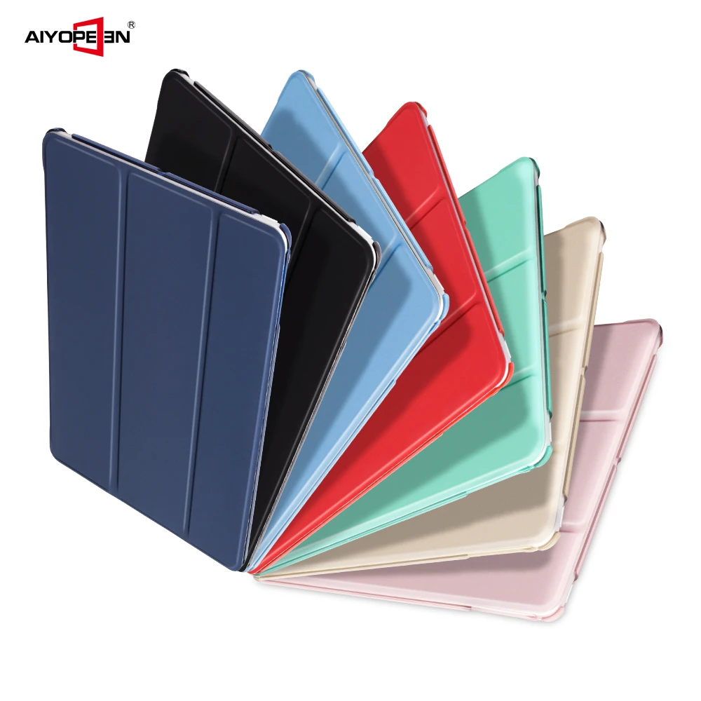Etui til iPad Luft, Aiyopeen Flip Stå PU læder og Hård PC-taske til ipad A1474 A1475 A1476 smart cover til iPad Luft-1 tilfælde 4