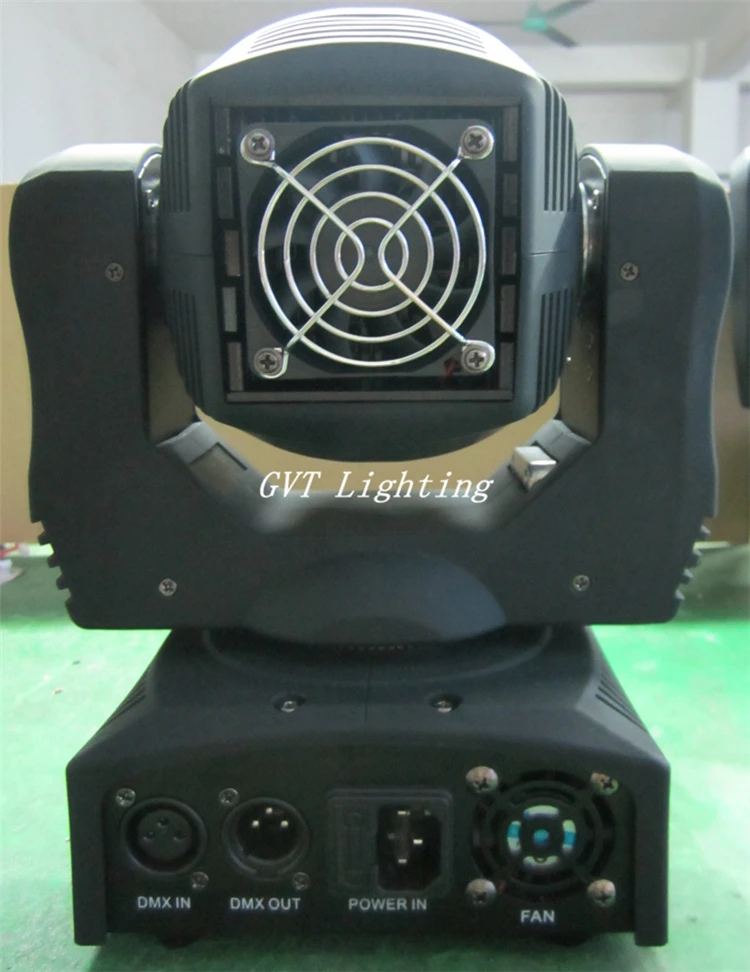 6stk/masse Hot sell høj lysstyrke 60W spot moving head light fase dj DMX512 60-watt-led-mini-gobo moving heads 4