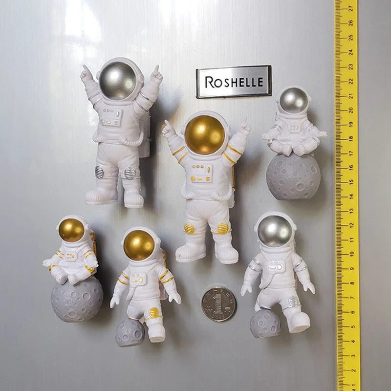 Astronaut Køleskab Magnet Astronaut Magnet 3d Personlighed Kreative Magnet Magnet Køleskab Dekoration 4