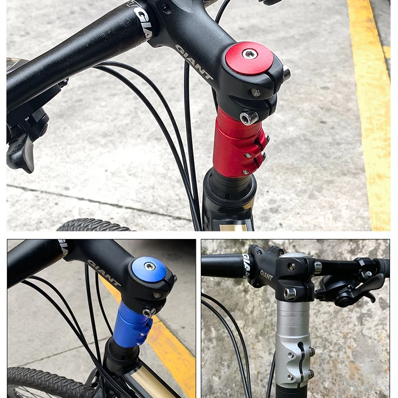 Cykelstyr aluminium legering extender gaffel håndtere stå op udvidelse udvidelse cykelstyr cykel tilbehør 4