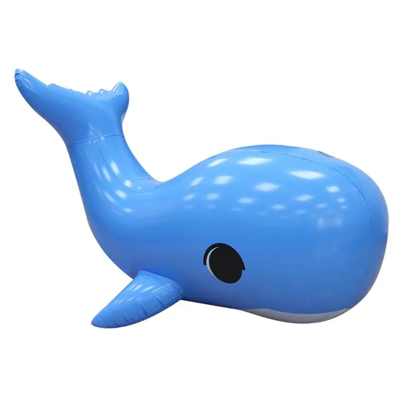 Offentlig Afspilning Børn Oppustelige Sprøjte Vand Pad Søde Tegneserie Dyr Dolphin Vand Mat Spille Pool Lawn Sprinkler-Toy 4
