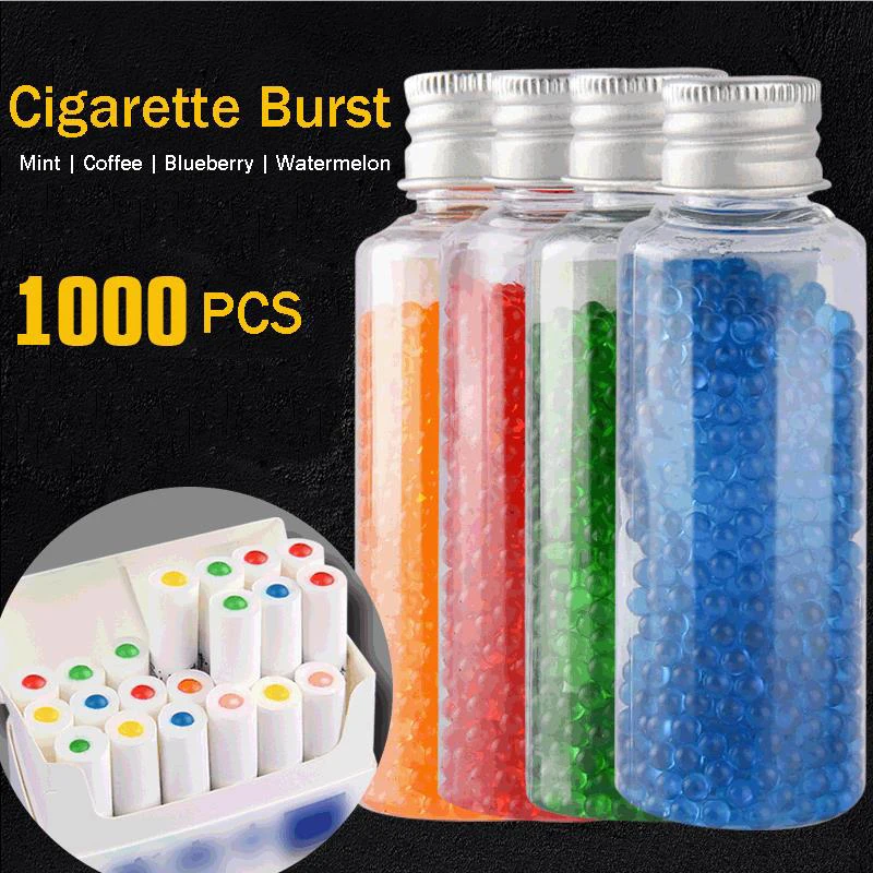 1000 STK Cigaret Popper Perler Frugt Og Mynte Smag cigaretholder Rygning Tilbehør Flaske cigaretholder Filter 4