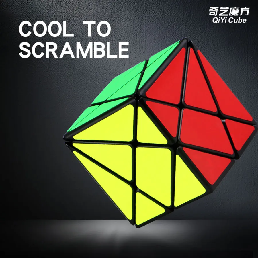 Magic cube puslespil QiYi 3x3x3-Aksen cube KingKong JinGang professionelle super speed cube pædagogisk twist visdom legetøj spil gave z 4