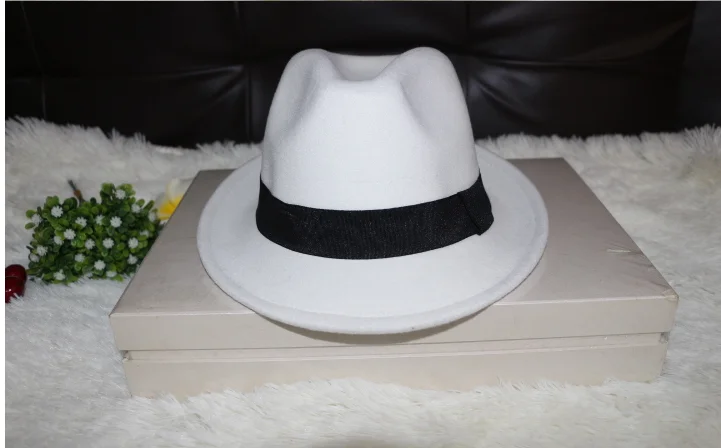 Custom Made Michael Jackson Smooth Criminal Passer til Michael Jackson Cosplay Kostume top+bukser+skjorte+slips+hat+rem 4