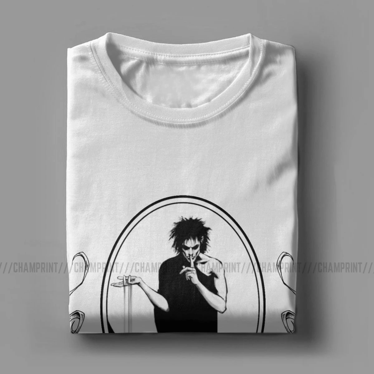 Kortærmet T-Shirt Drøm Sandman Sjove Pure Cotton t-Shirt Kort Ærme Død Vertigo Gaiman Morpheus Tegneserie T-Shirt med O Hals 4