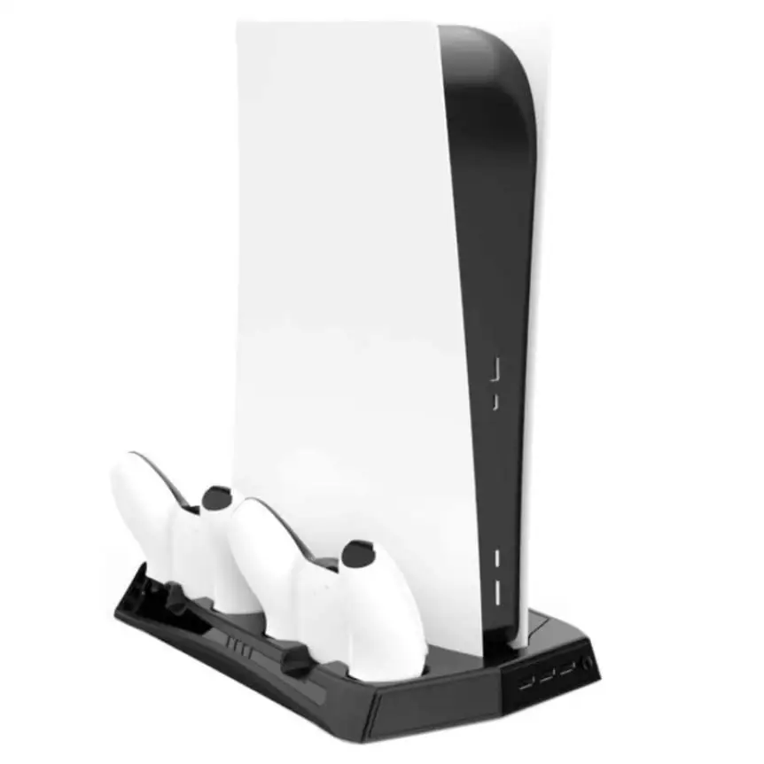 For PS5 Lodret Ventilatoren Står Digital Udgave med 14 Spil Slot 3 Hub Port Dual Controller Oplader Oplader til PS5 4
