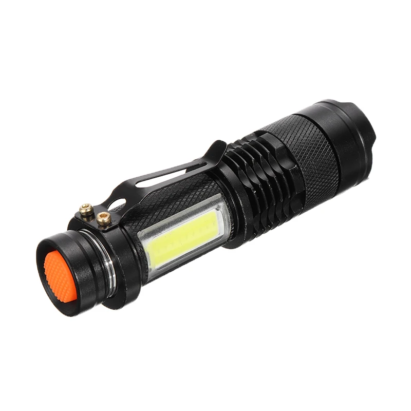 Mini LED Lommelygte Vandtæt 14500/AA-Batteri Lygter Teleskopisk Zoom Arbejde-Lys til Udendørs Vandreture Rejse 9.3x2.5x2cm 4