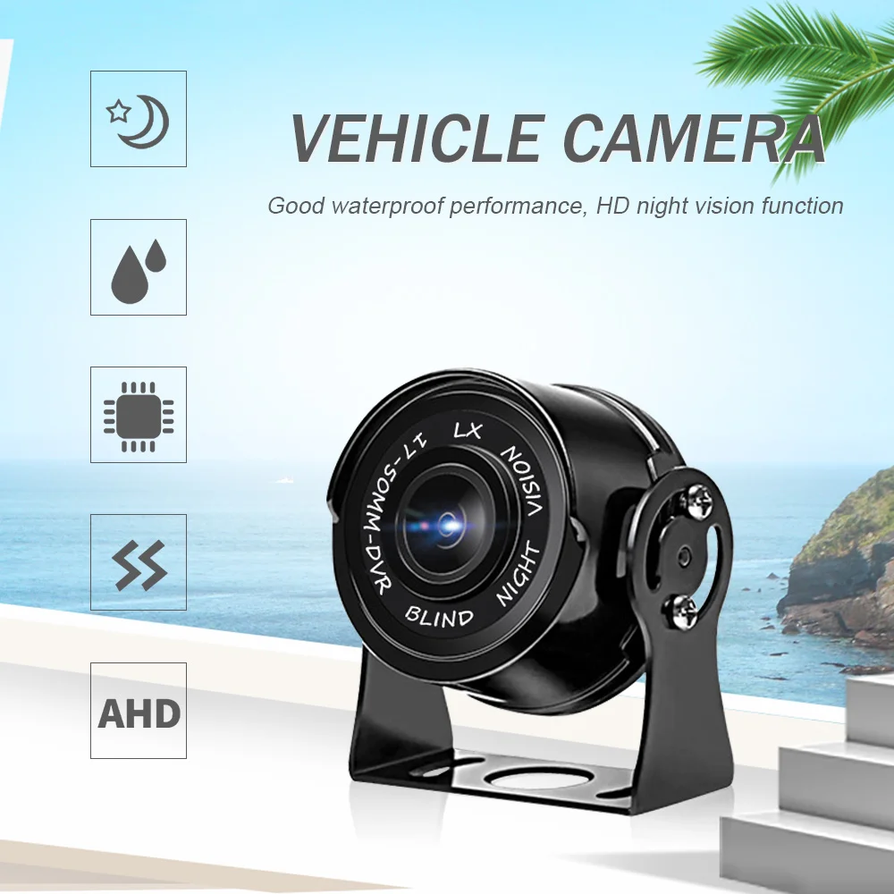 AHD/HD Bil CCD Omvendt Kamera IR Night Vision bakkameraer Trailer RV Pickup Truck Parking Tilbehør 12-24V 4