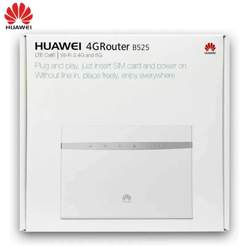 Ulåst Huawei B525 B525s-65a 4G LTE Cat 6 Mobile Hotspot Gateway 4G LTE WiFi Router 4