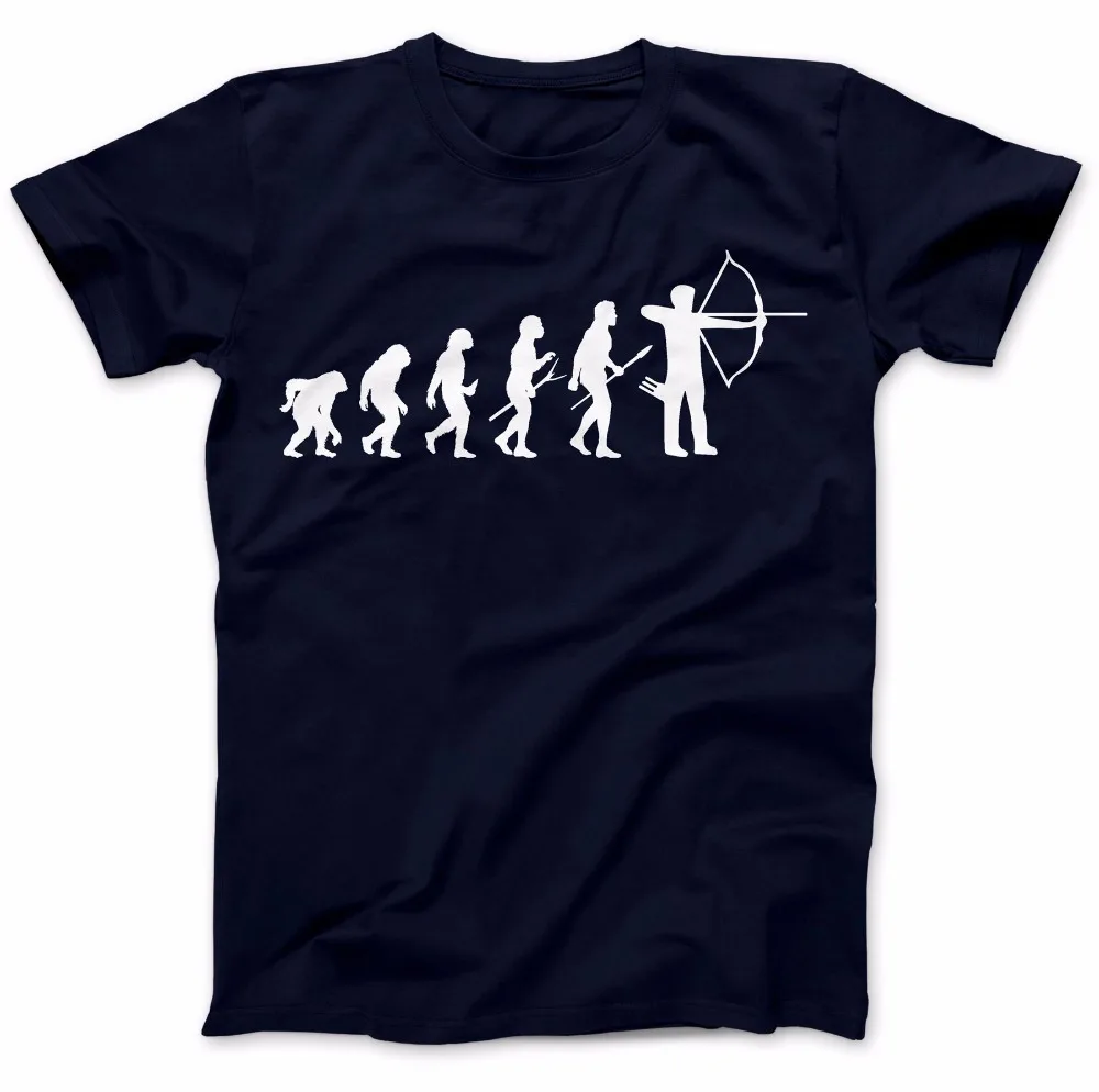 Fremmede Ting, Designe T-Shirt 2018 Cool Kortærmet Mænd T-Shirt Bueskydning Evolution Archer Shirt-Designer 4