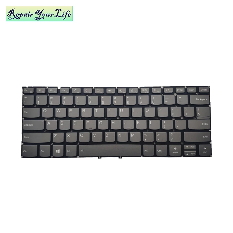 Laptop tastatur OS engelsk for lenovo-920-13lsk H8000R38J Baggrundsbelyst sort Baggrundsbelyst oprindelige udskiftning 4