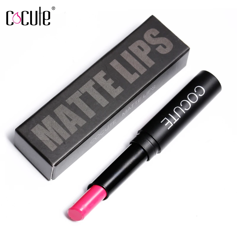 Cocute 5pcs Mat Læift Makeup Sæt Naturligt Nærende Comestics Lip Stick Vand-bevis Lang-varig Gave 4