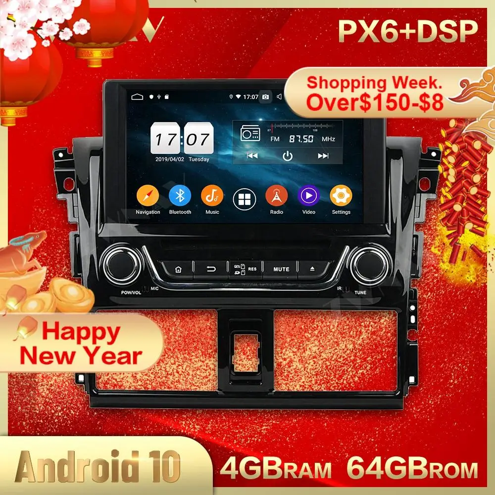 2 din Android 10.0 skærmen Car Multimedia afspiller Til Toyota YARIS 2013-bil video audio stereo GPS navi-hovedenheden auto stereo 4