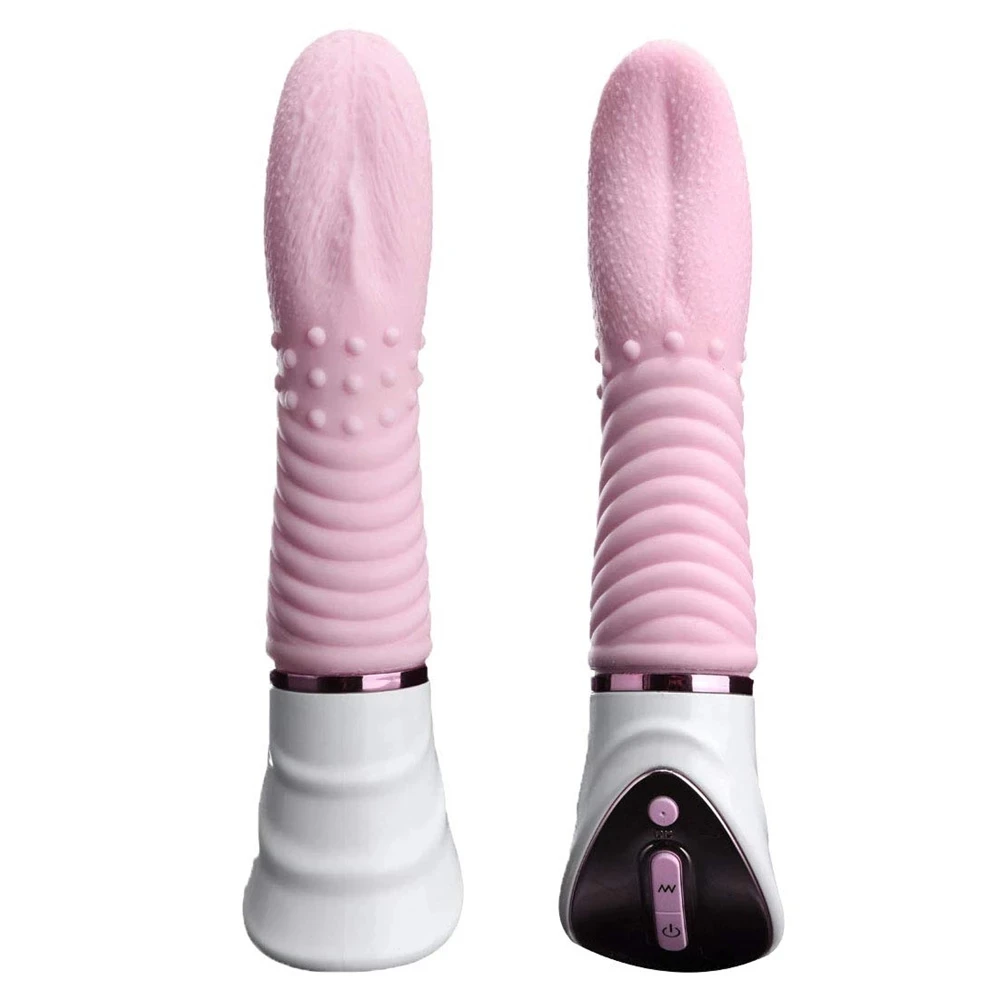 Sexy Sexy Dildo Tunge Vibrator Kvindelige Onani Klitoris Stimulator Oralsex, G-Spot Vibrerende Massager Kvindelige Voksen Sex Legetøj 4