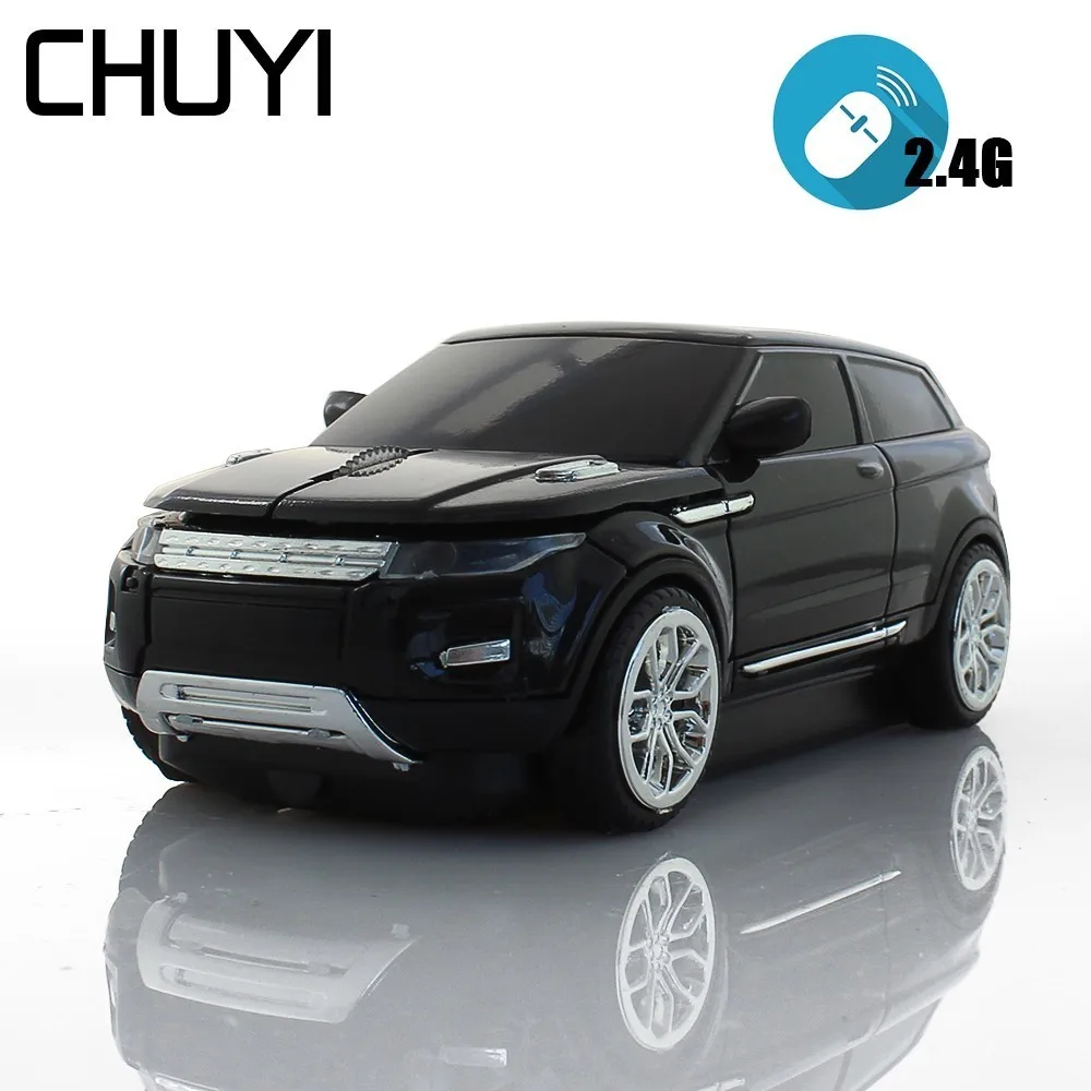Trådløs Mus Sport SUV Bil Model 1600DPI Med USB-Modtager Til PC, Tablet, Bærbar Gaming Mus 4