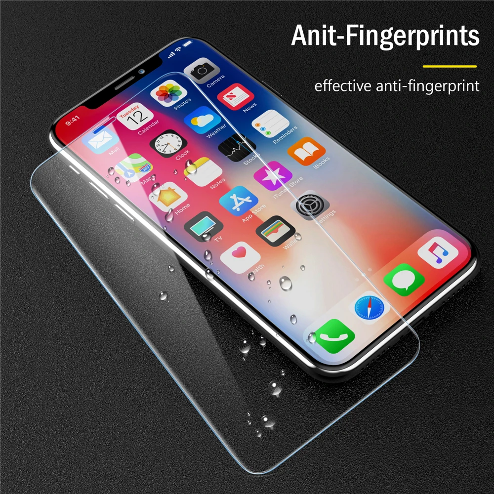 10stk Hærdet Glas til iPhone 7 8 6 6s Plus Skærm Protektor Beskyttelse Film til iPhone X XS Antal XR 11Pro MAX 5 5C 5S SE 2020 4