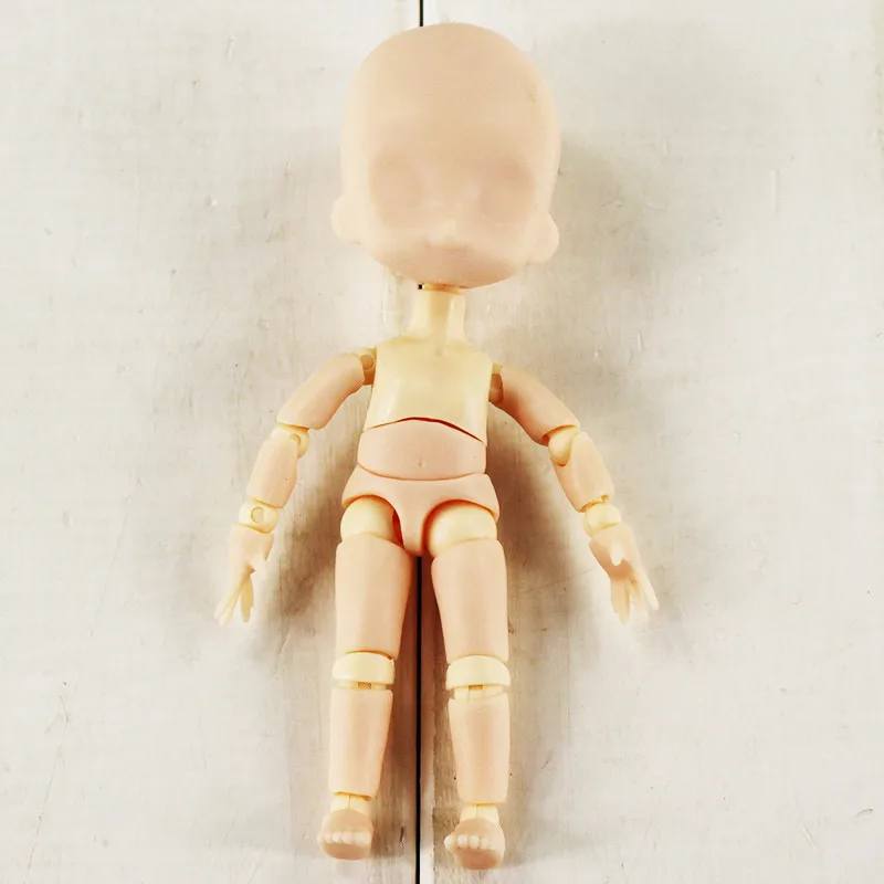 Nye Ankomst 11cm OBITSU Krop Søde Action Figurer Model PVC Kød Baby Body Mini Barndom Kød Legetøj Animationsfilm Toy 4