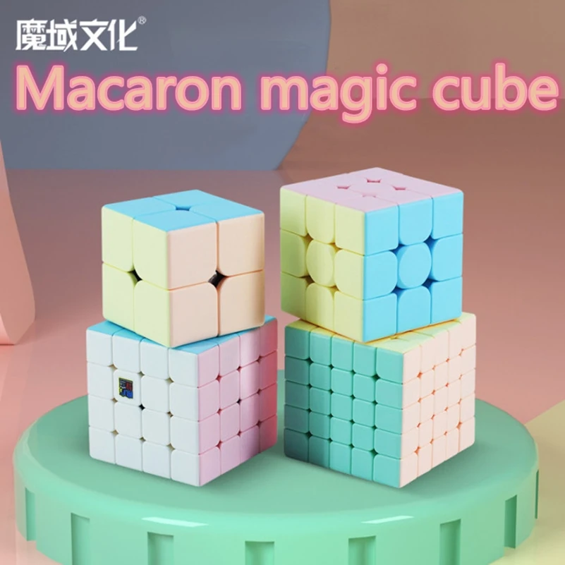 2020 Nye Moyu macaron Magic Cube 3x3 Hastighed Puslespil Magic Cube MOYU 3x3 Puslespil Cubo Magico Dejlig sjov legetøj for børn, spil terninger 4